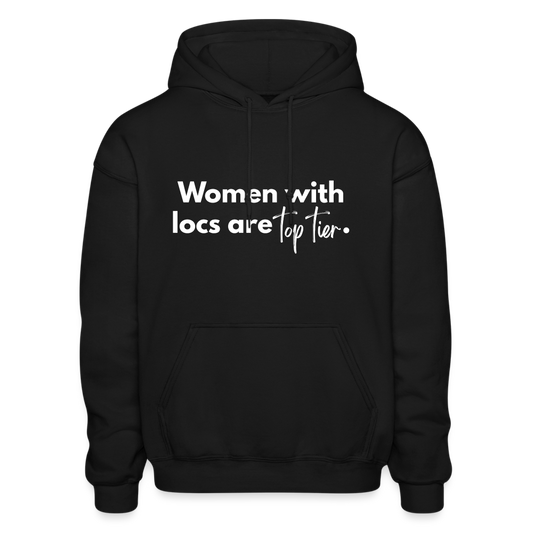 Women with Locs (Hoodie) - black